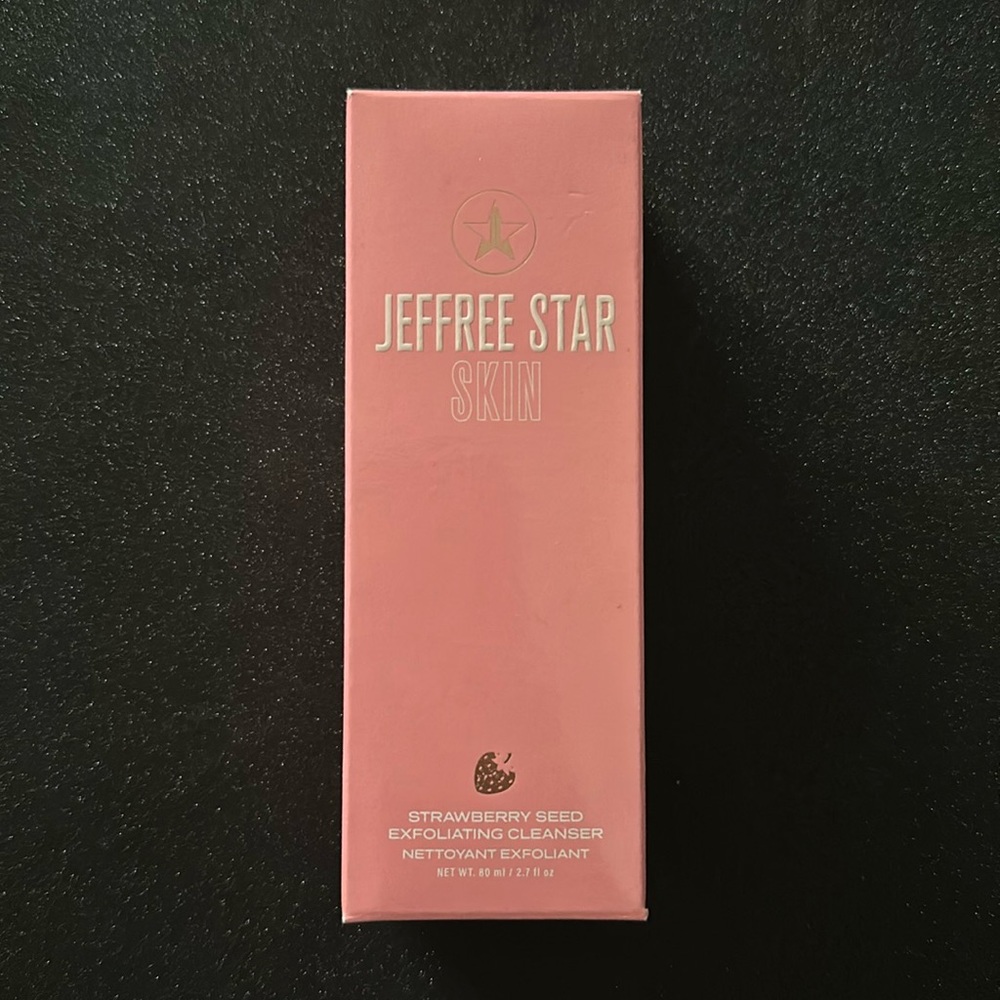 STRAWBERRY SEED EXFOLIATING CLEANSER Jeffree Star Skin BNIB
